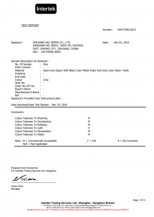 Intertek检测报告